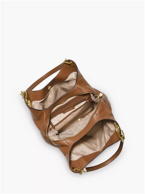 lillie leather shoulder bag.